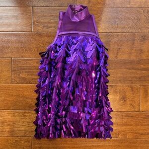 Weissman Shiny Purple Kids Dance Costume